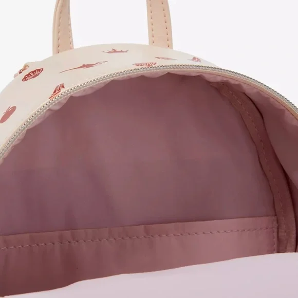 NWT Rose Gold Princess AOP Mini Backpack